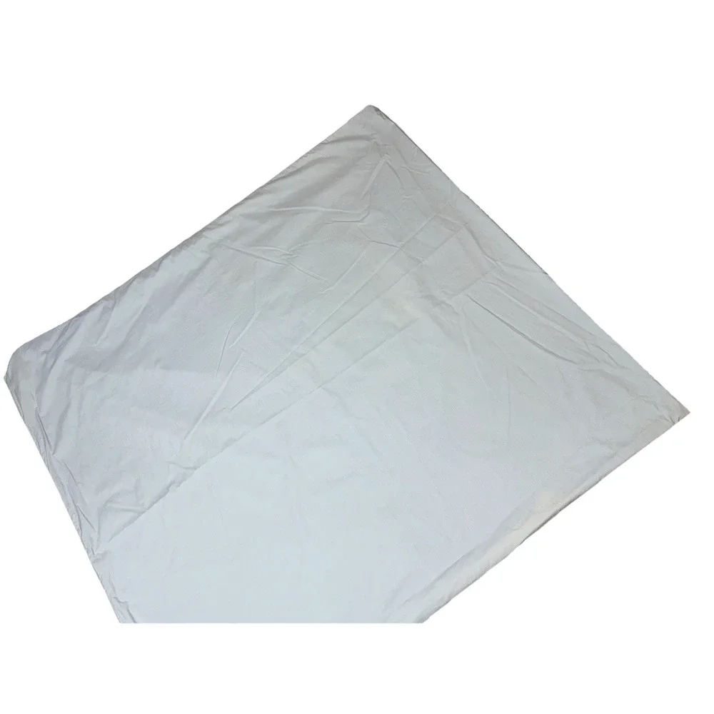 Rare Vintage Lands End Coming Home Duvet Cover Light Blue King 106x96 Cotton